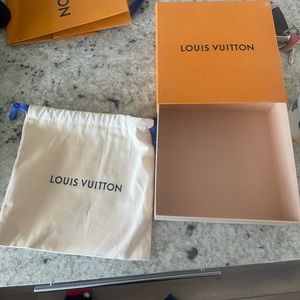 Louis Vuitton wallet box and dust bag